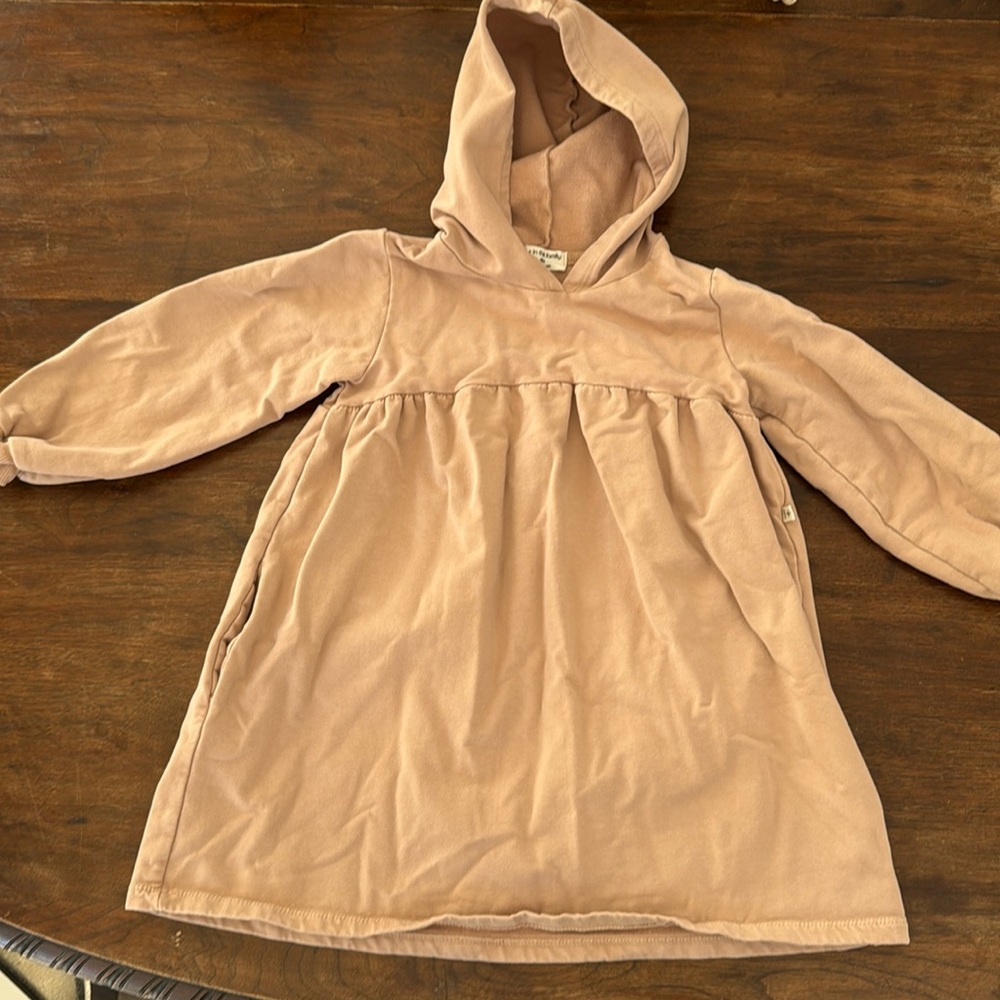 Toddler sweater hoodie dress.
